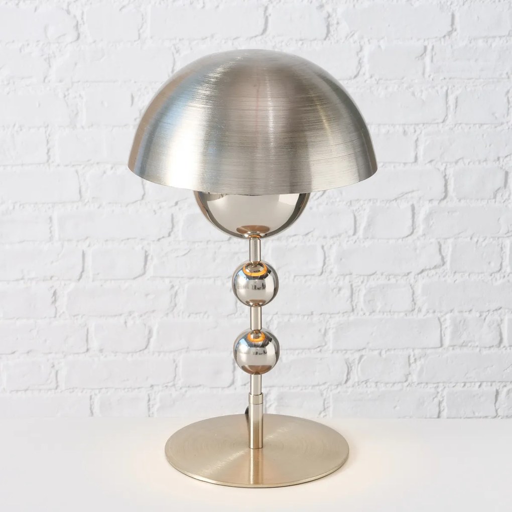 Metalowa lampka grzybek LUISE, 43,5 cm