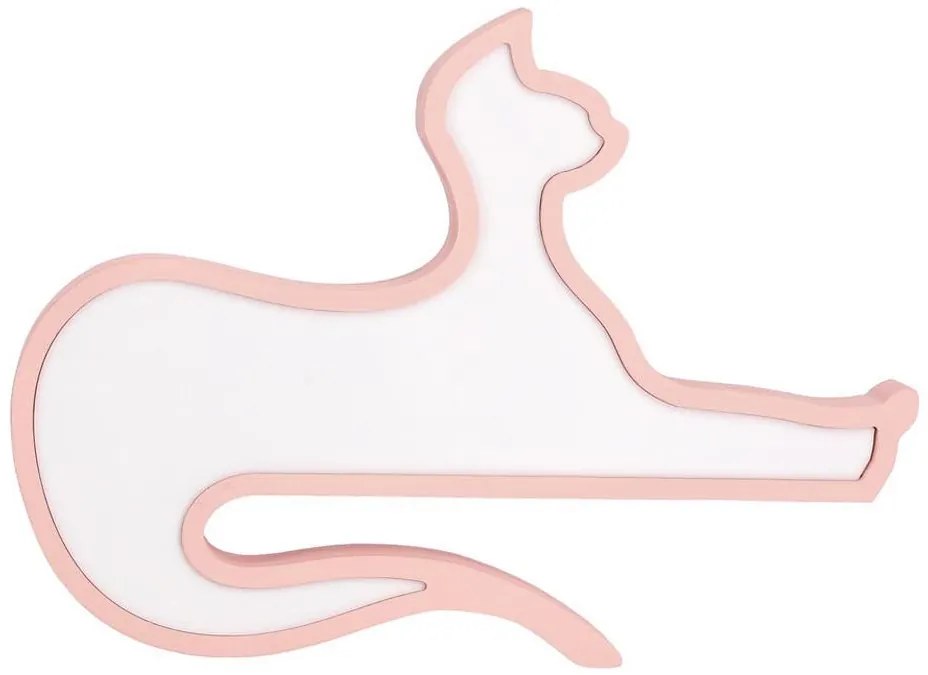 LED dziecięca lampka biurkowa CAT LED/13W/230V różowa