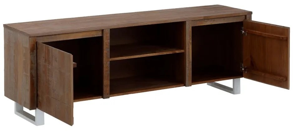 Szafka pod TV z drewna sosnowego w naturalnym kolorze 160x55 cm Lagos – Støraa