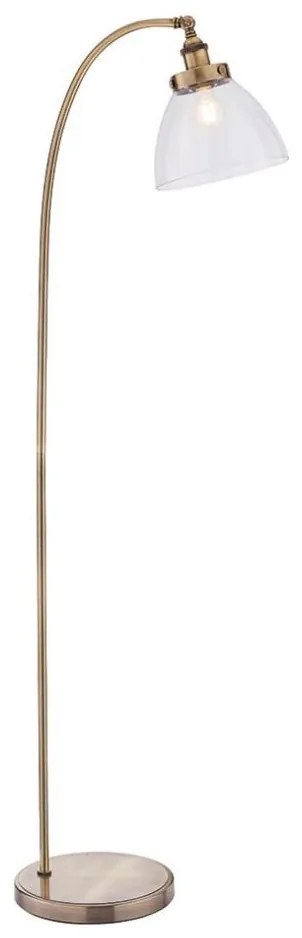 Endon 77860 - Lampa podłogowa HANSEN 1xE27/40W/230V mosiądz