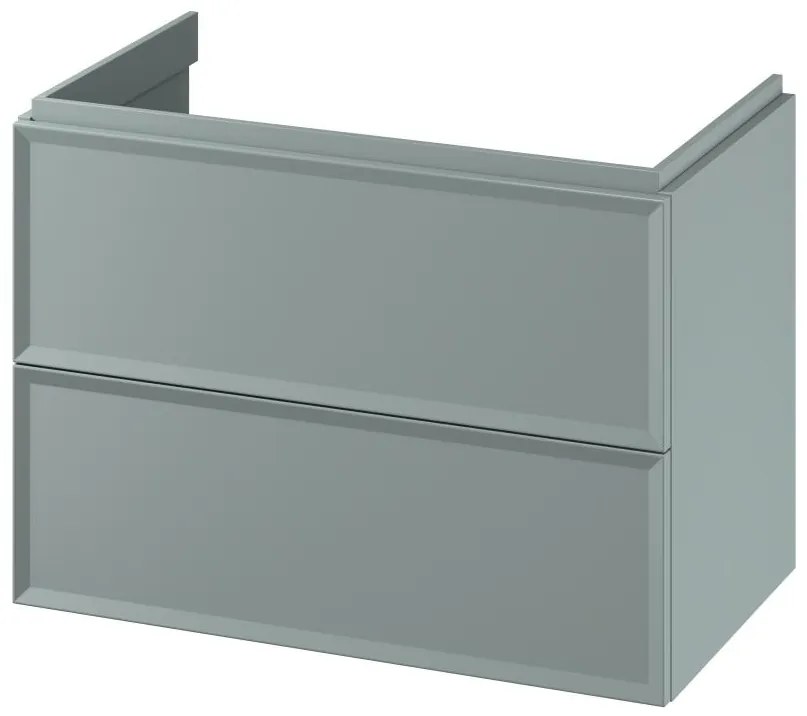 Cersanit S1017-004 - Wisząca szafka łazienkowa pod umywalkę MILLE 80x45 cm miętowa