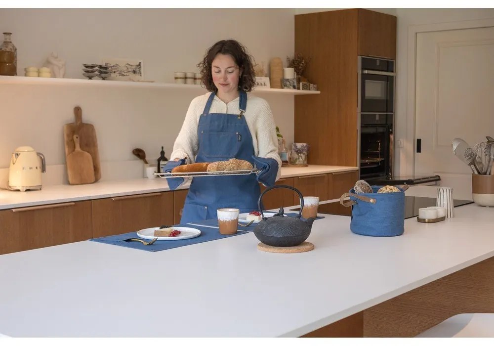 Rękawice kuchenne zestaw 2 szt. Indigo – Tiseco Home Studio