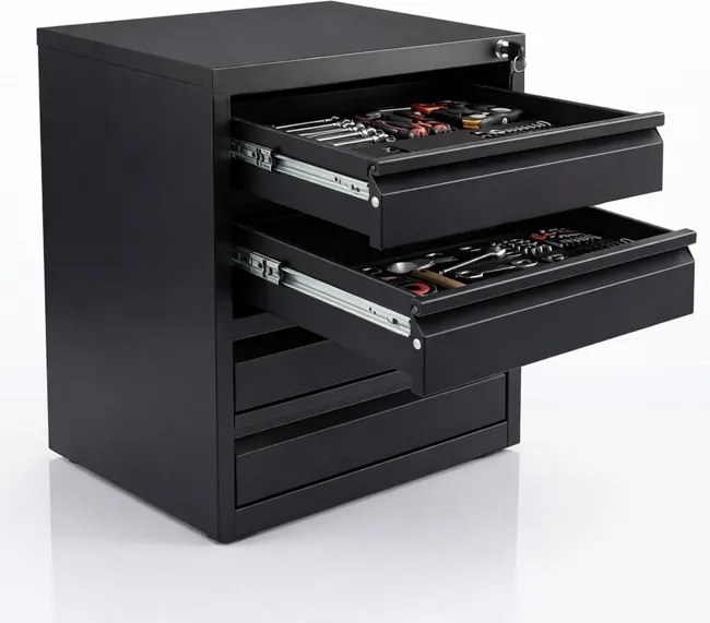 Organizer z czterema szufladami 450 x 400 x 300 mm