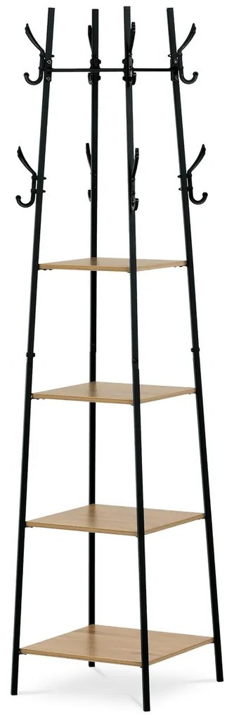 Wieszak z półkami GD-170 OAK, dąb dziki