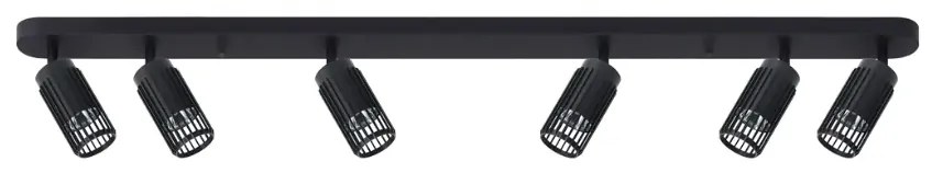 Czarna punktowa lampa sufitowa - 4X K358 T0-S90