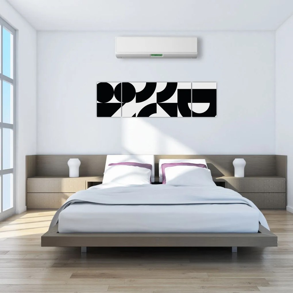 Obraz - Abstrakcja geometryczna N⁰2 (170x50 cm)