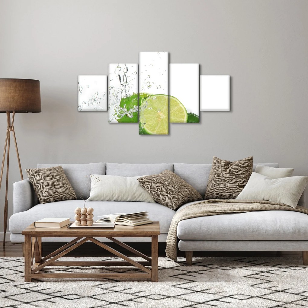 Obraz - Soczyste cytryny (125x70 cm)