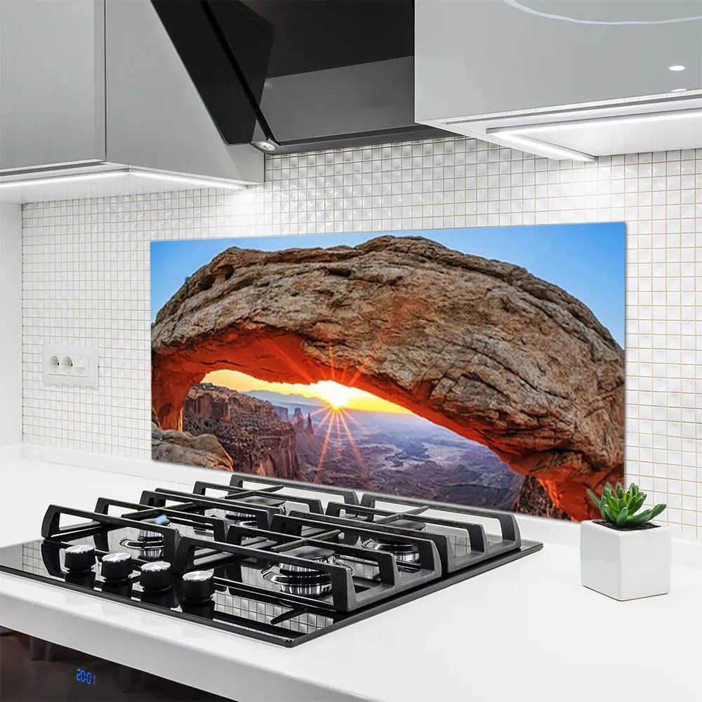 Panel nad blat kuchenny Skaliste Wybrzeże W Pełnym Słońcu