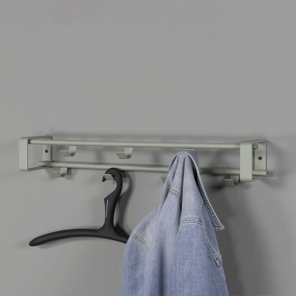 Szarozielony metalowy wieszak ścienny 60 cm Rex – Spinder Design