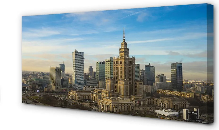 Zdjęcie na płótnie Nowoczesna Panorama Warszawy