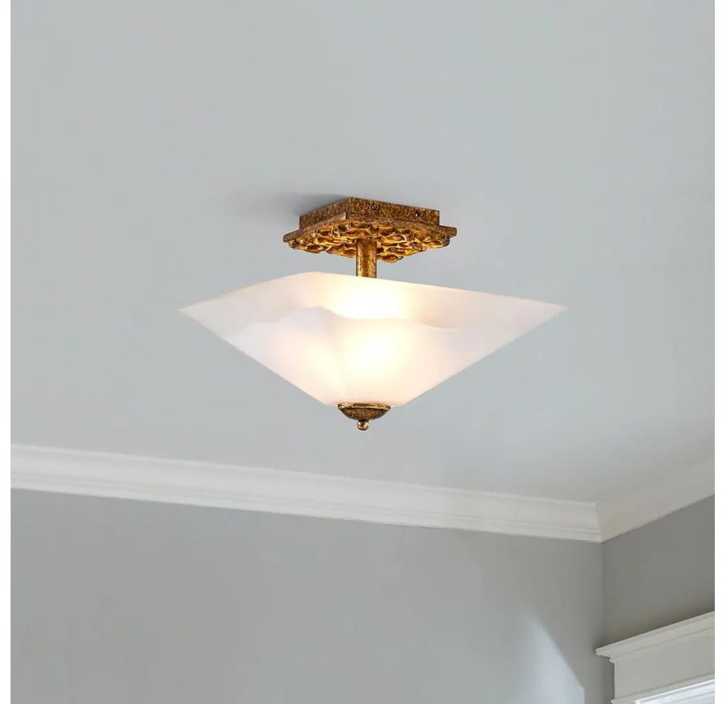 Flambeau STAR-F-S-DG - Lampa sufitowa STAR 2xE27/40W/230V miedziana