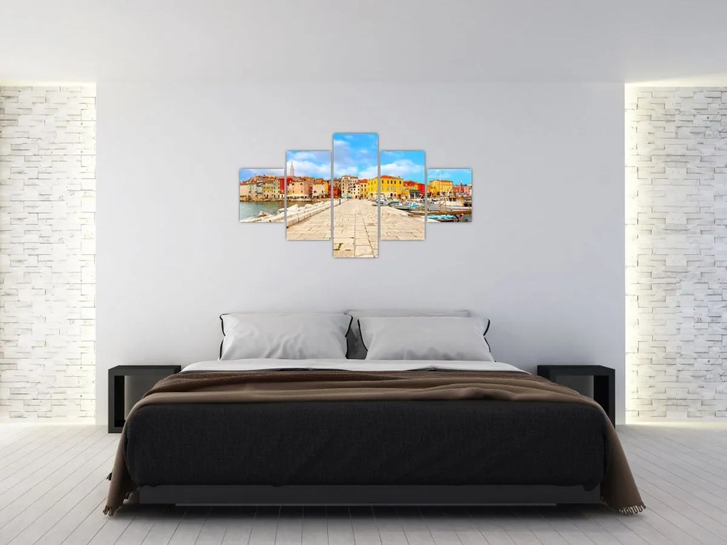 Obraz - Stare istryjskie miasto Poreč, Chorwacja (125x70 cm)