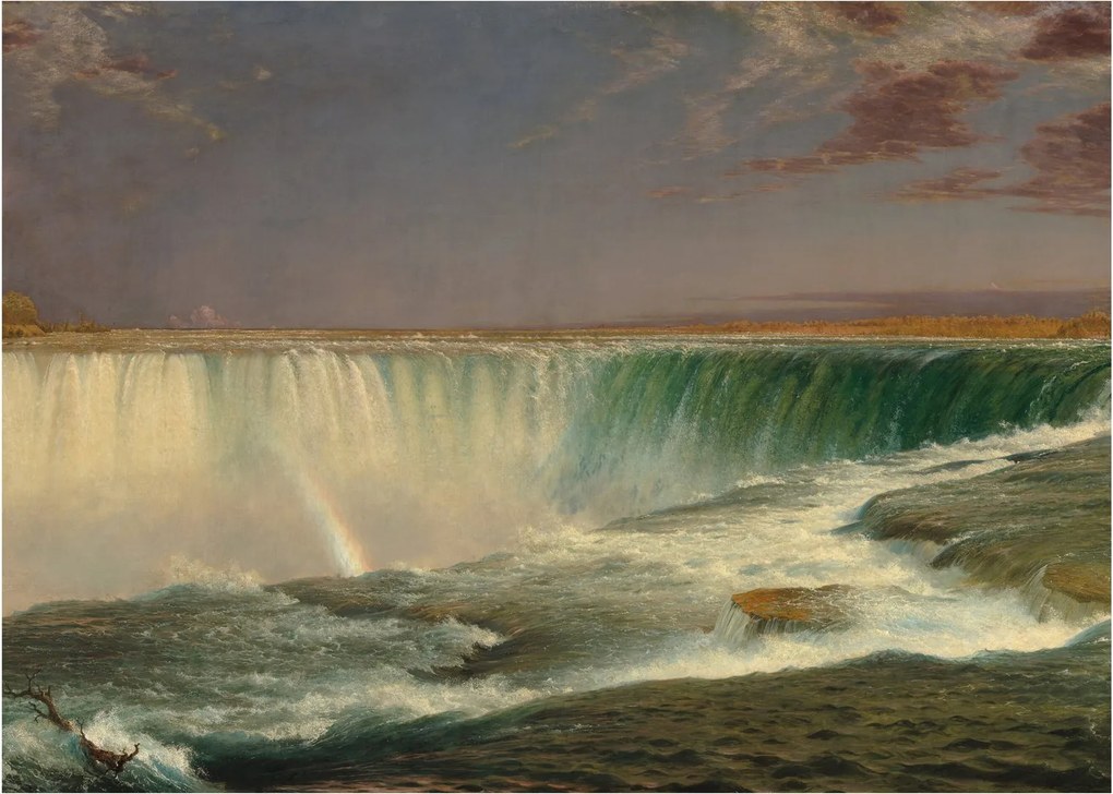 Obraz na szkle - Frederic Edwin Church, Niagara, reprodukcje (70x50 cm)