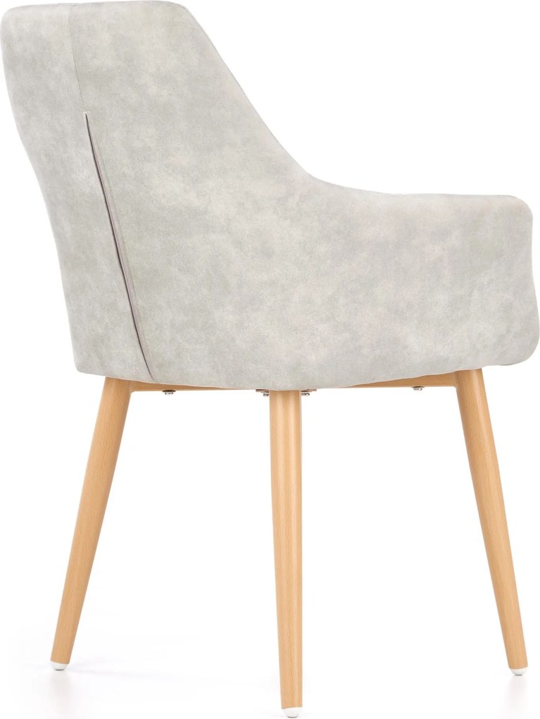 Pikowane krzesło z ekoskóry K-287