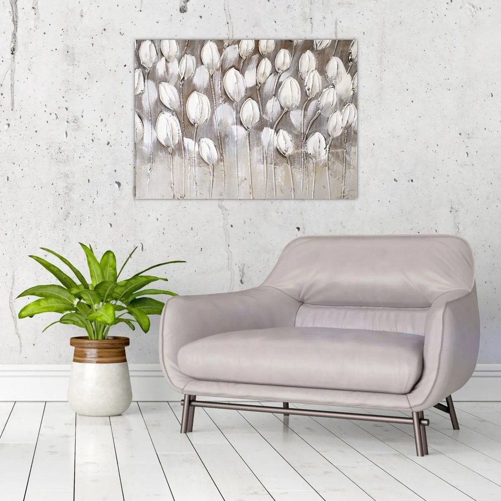 Obraz - Ułożone tulipany (70x50 cm)