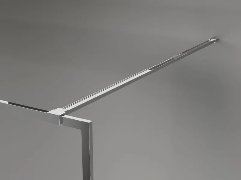 Mexen Kioto-F ścianka prysznicowa Walk-in z ramką 65 x 202 cm, transparent 8 mm, chrom - 800-065-104-01-00