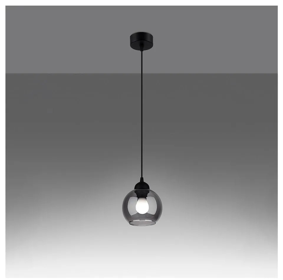 Czarna lampa wisząca ø 15 cm Grande – Nice Lamps