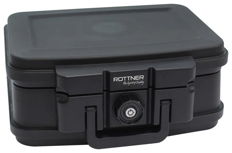 Ognioodporny box FIRE DATA 1, 165 x 382 x 324 mm, mechaniczny - na klucz