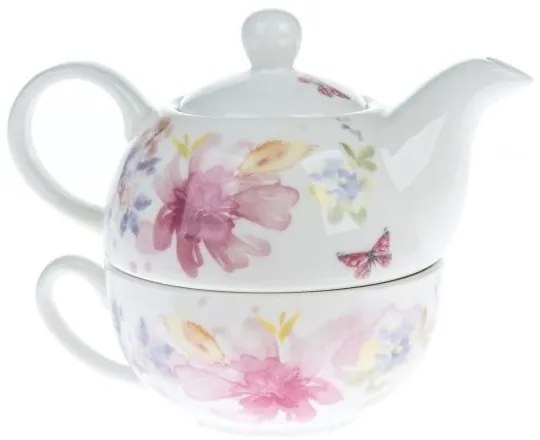 Biały porcelanowy serwis do herbaty – Dakls