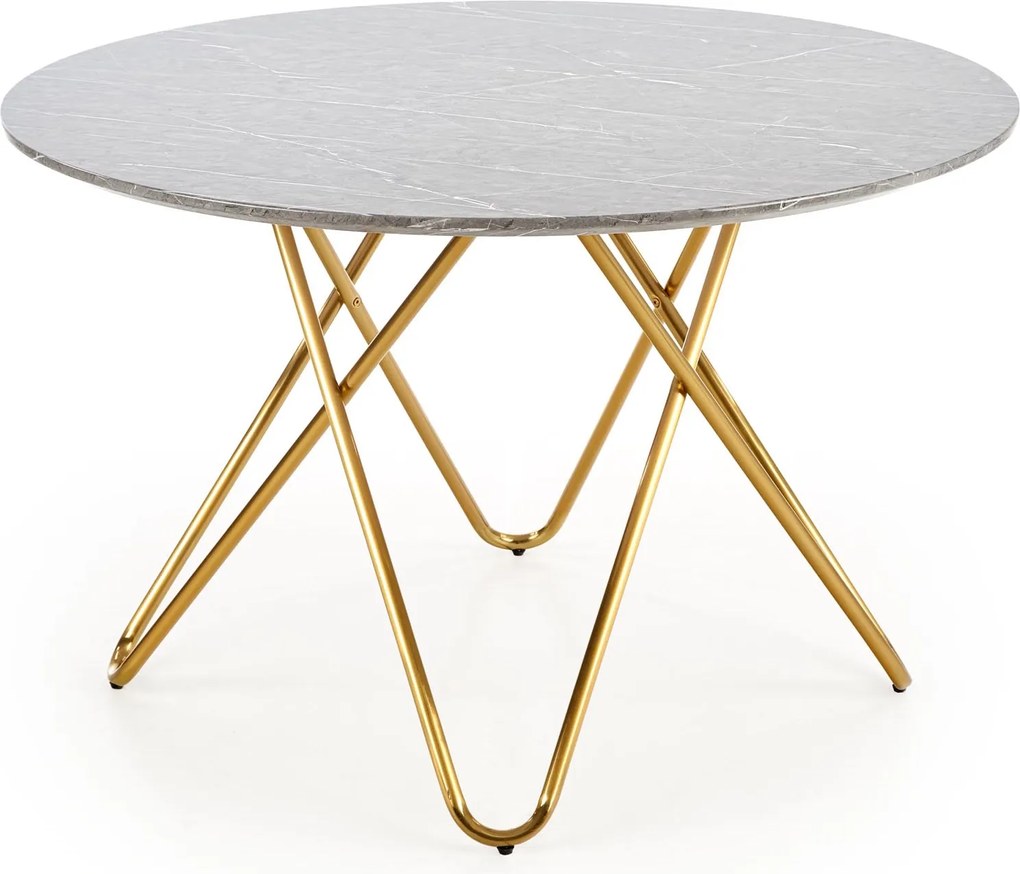 Designerski stół z blatem w kolorze marmuru Bonello