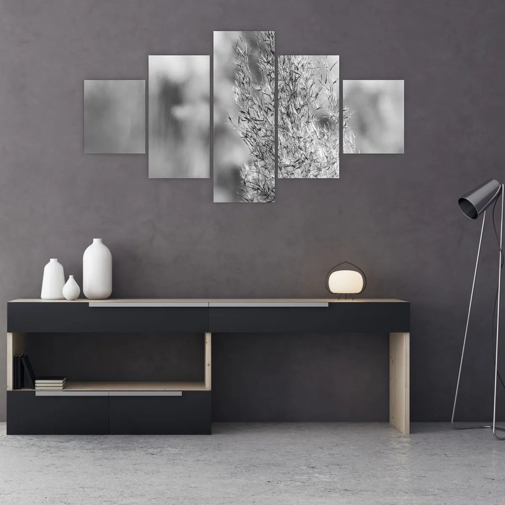 Obraz - Trawa pampasowa Boho (125x70 cm)