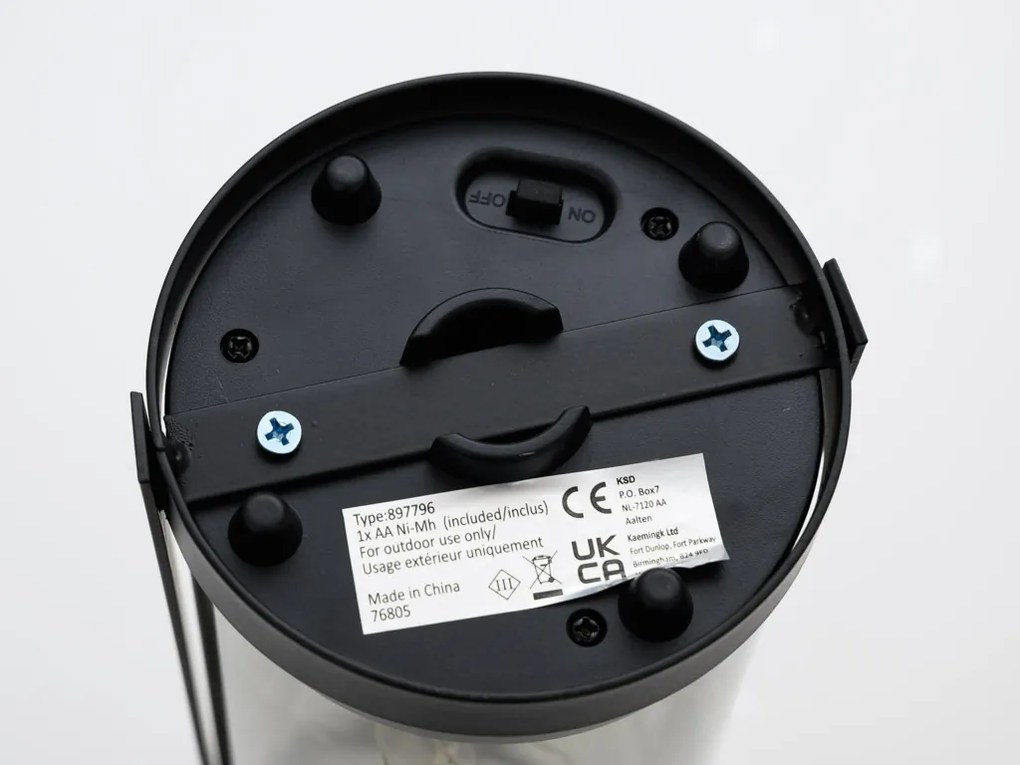 Lampa solarna LANTERN GREY 46 cm szara