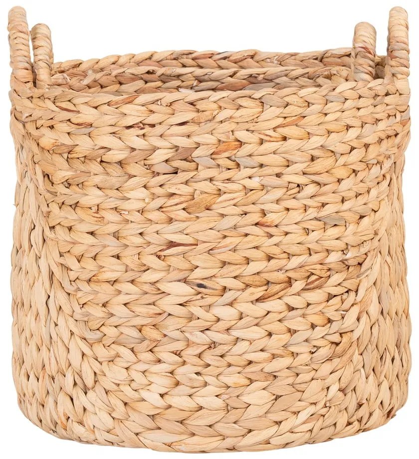 Koszyki zestaw 2 szt. z hiacyntu wodnego ø 35x37 cm Passo – House Nordic