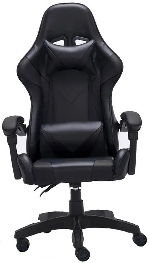 Czarne obrotowe krzesło gamingowe T5-W42