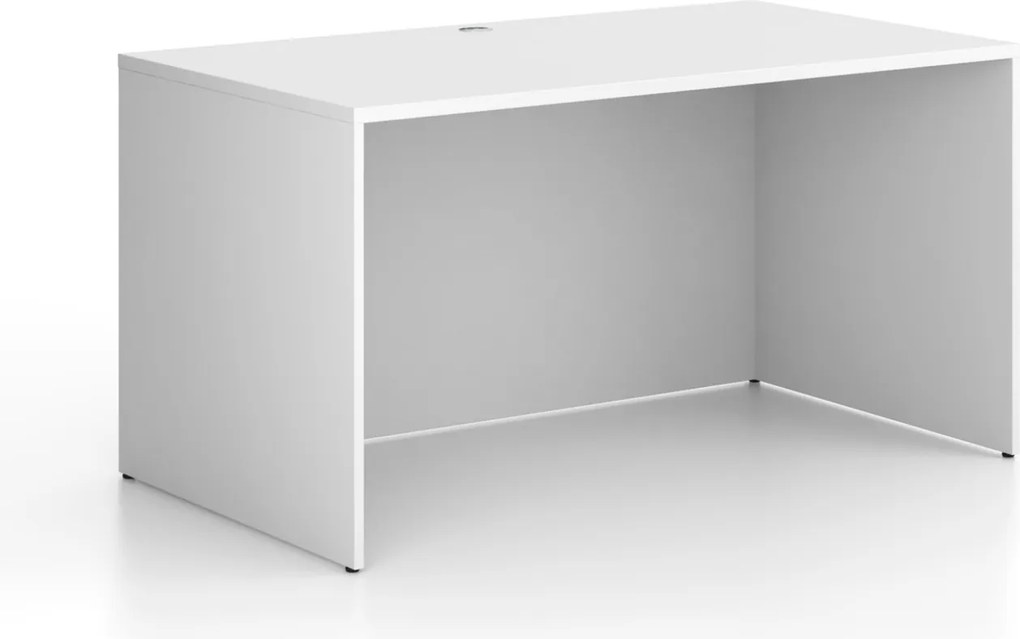 Biurko FRAME, 140x80 cm, biały