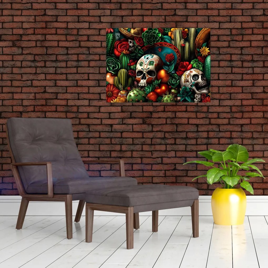 Obraz na szkle - Meksykańska koncepcja (70x50 cm)