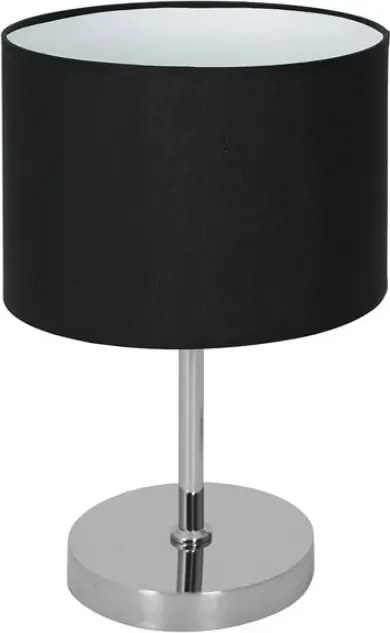 Czarna lampa stołowa - 3X K372 M6-P19