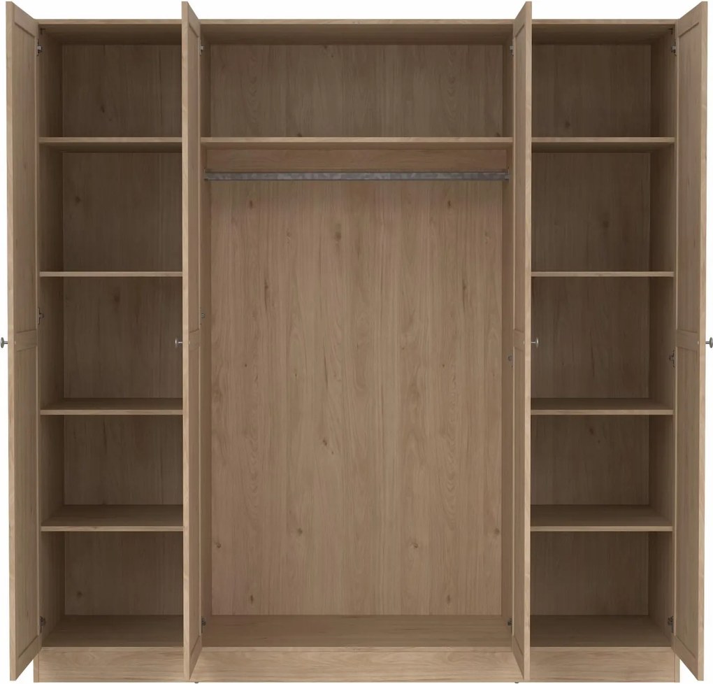 Czterodrzwiowa szafa prowansalska Billund jackson hickory