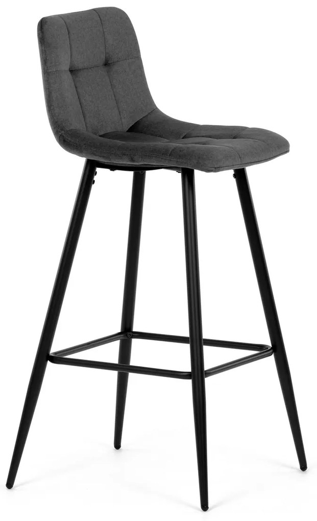 Zestaw krzeseł barowych B-X7015 GREY2, 4 szt.