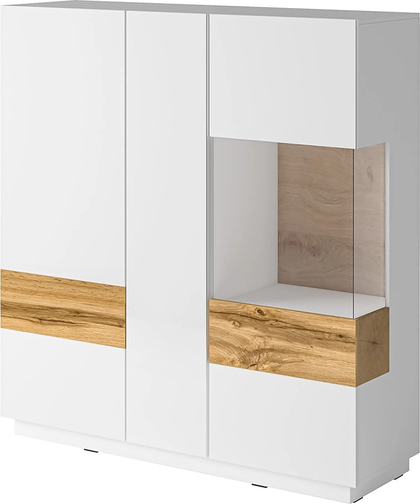 Komoda SILVANA 130 cm do Salonu Sypialni Biały