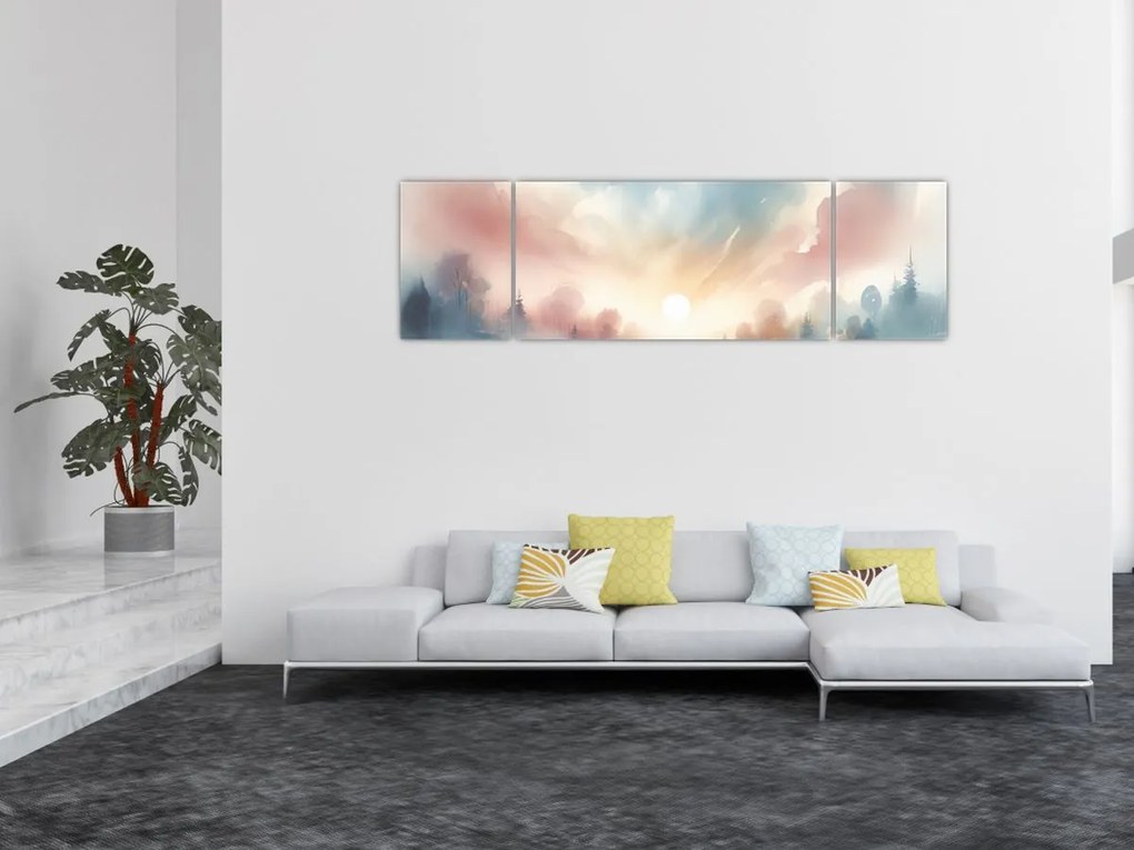 Obraz - Elegancki krajobraz (170x50 cm)