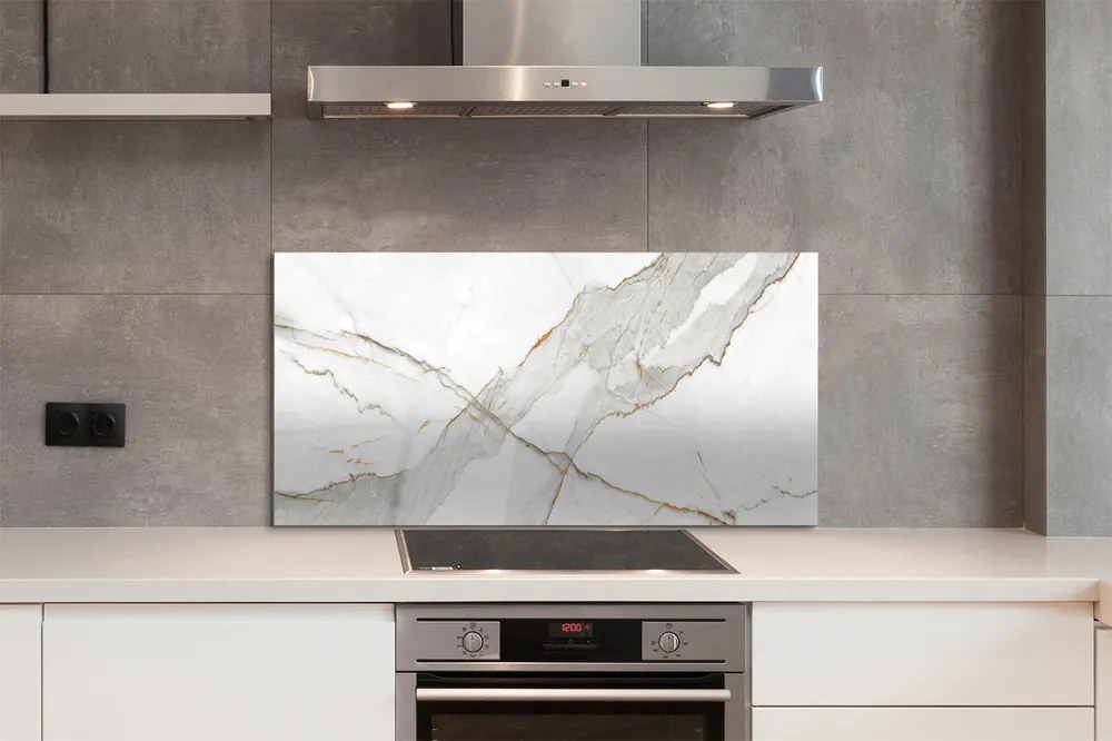 Szklany Panel Marmurowa Mozaika Barw