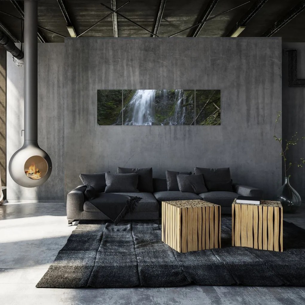 Obraz wodospadu (170x50 cm)
