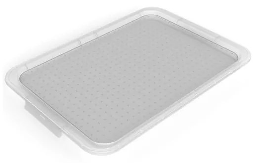 Biała plastikowa pokrywa do pojemnika 57x39x3 cm Albris – Rotho
