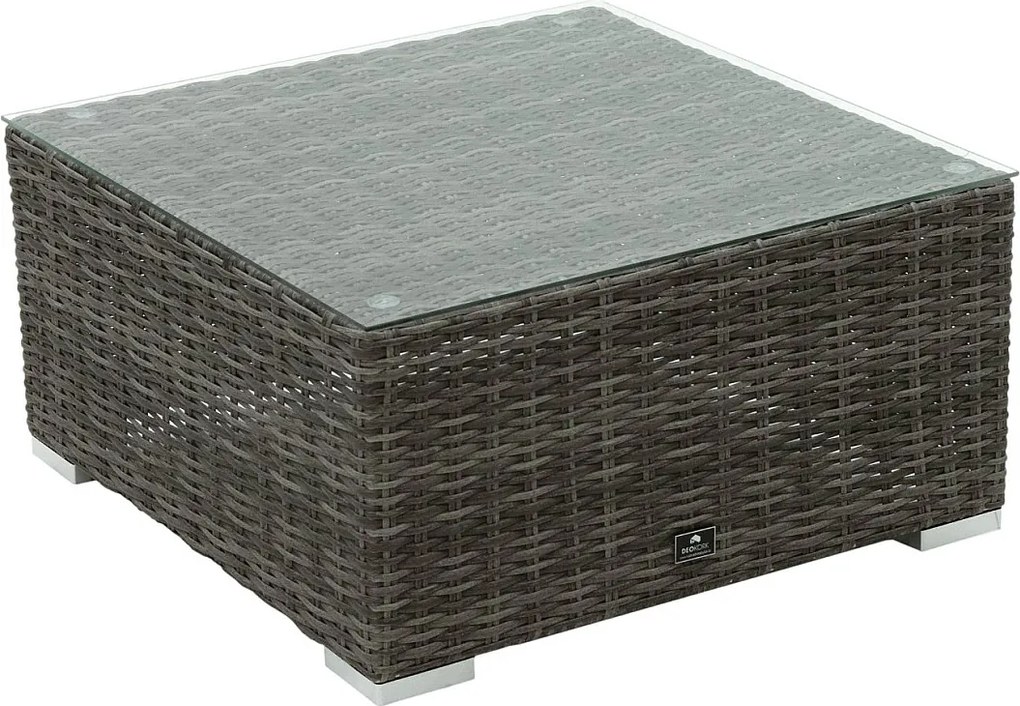 Zestaw rattanowy MALIBU dla 5 osób (szary)