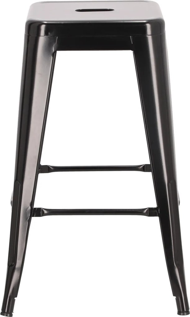 Stołek barowy Paris insp. Tolix 66 cm czarny