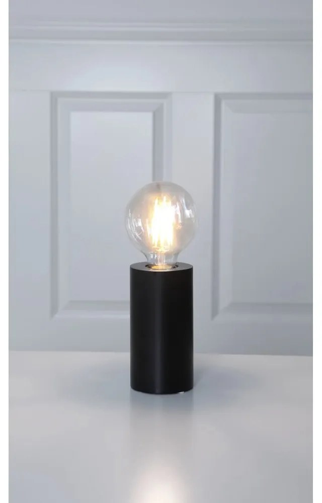 Czarna podstawa lampy 15 cm Tub – Star Trading