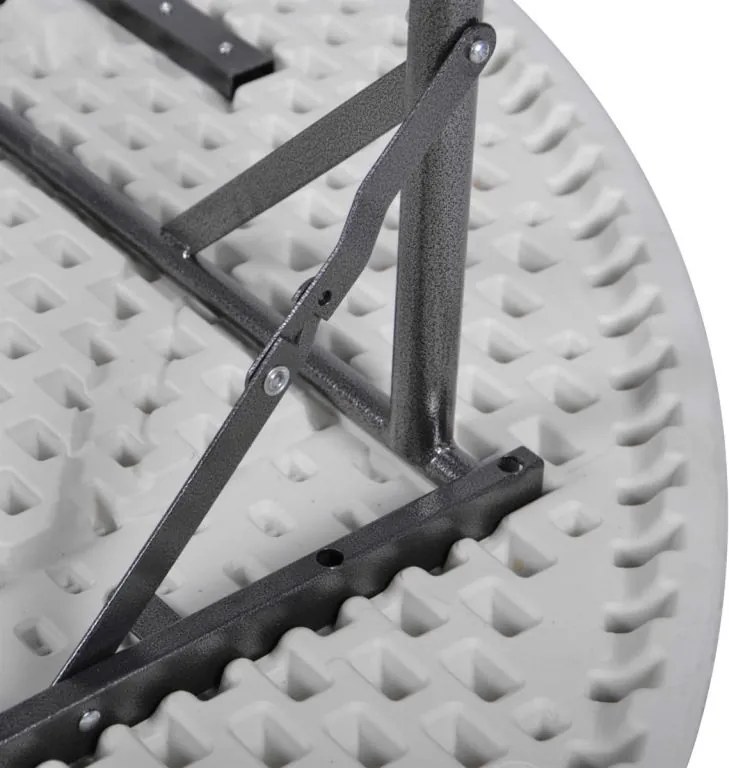 Składany stół ogrodowy kempingowy okrągły