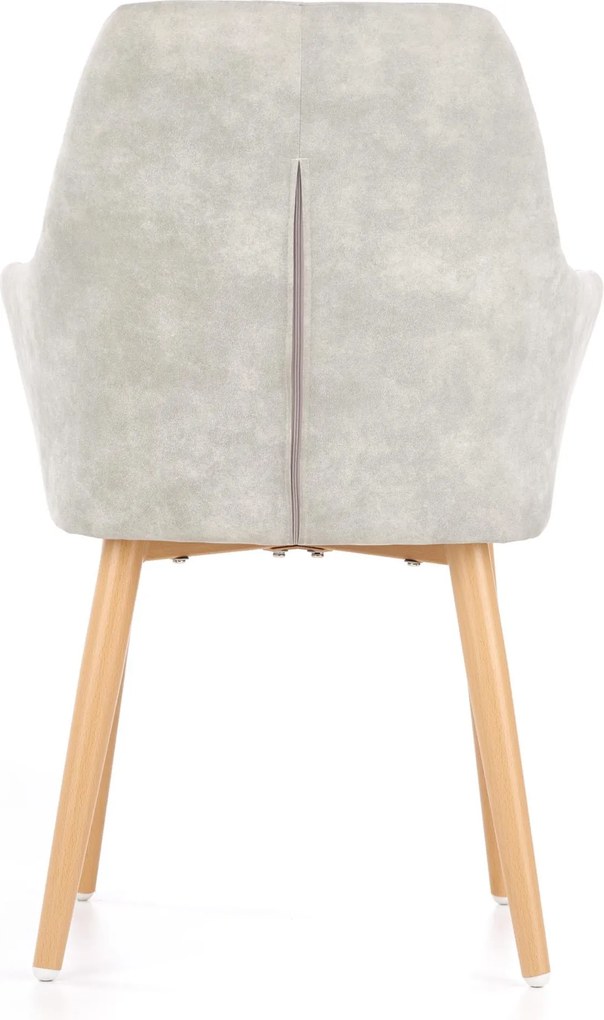 Pikowane krzesło z ekoskóry K-287