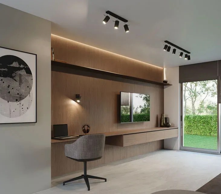 Plafon LED z regulacją E786-Sewo - czarny
