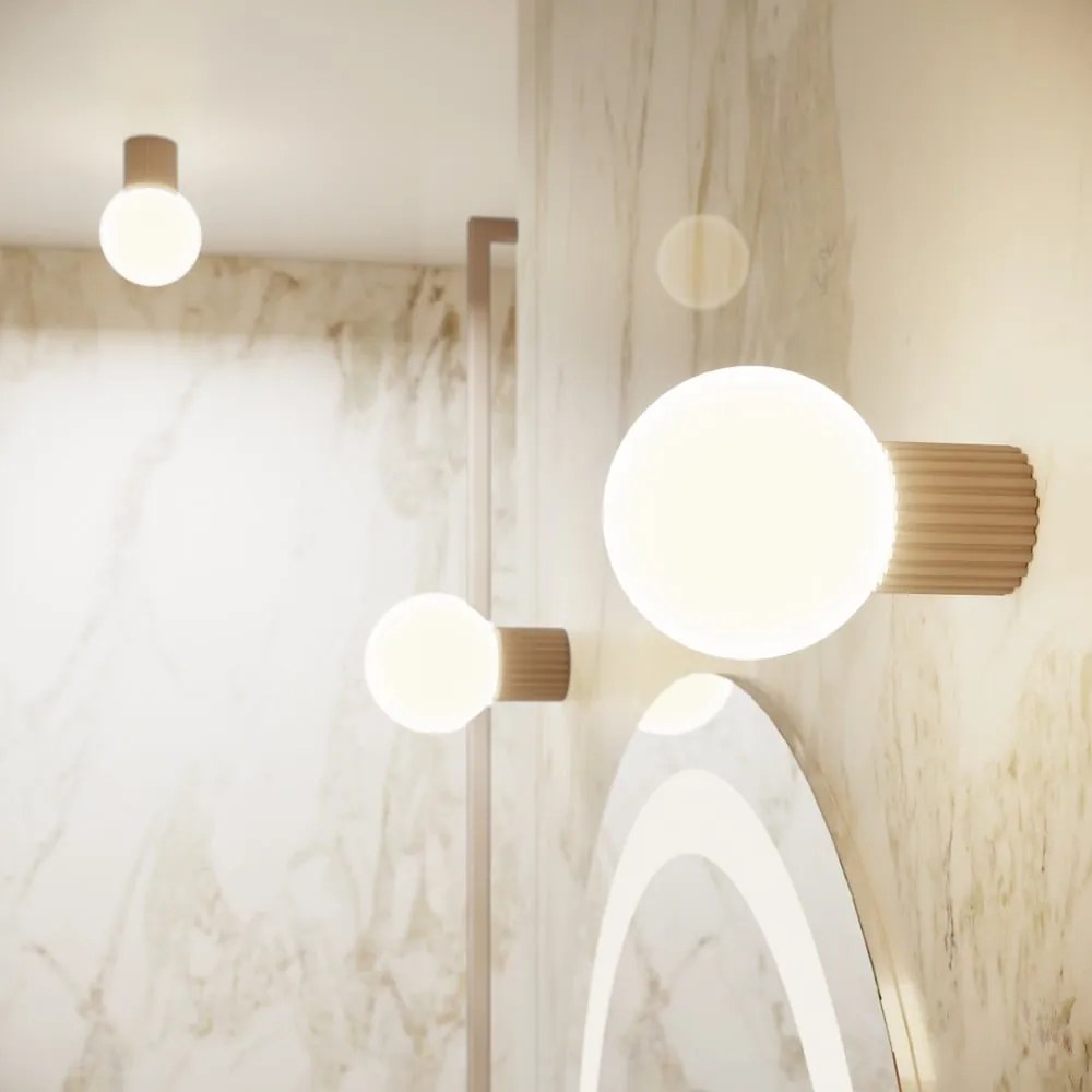 Szarobrązowy kinkiet Orbital – Nice Lamps