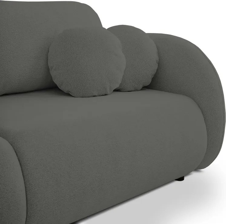 Sofa LOOP z funkcja spania i pojemnikiem GRAFIT RAVEN 13