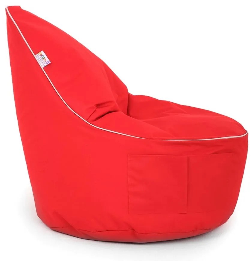 Czerwony ogrodowy worek do siedzenia Golf – Floriane Garden