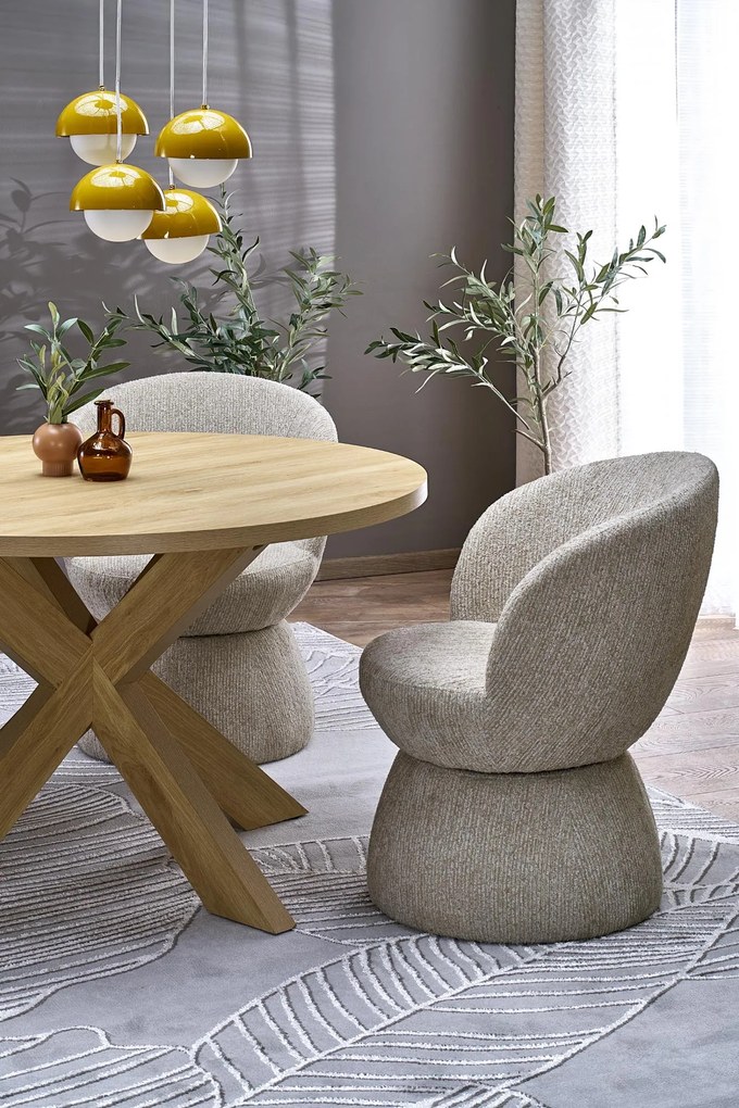 Okrągły nierozkładany stół Morus Halmar