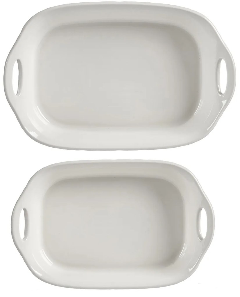 Naczynia do zapiekania z porcelany, zestaw 2 szt.