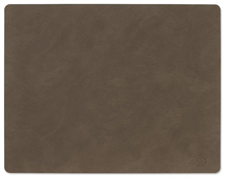 Mata stołowa ze skóry ekologicznej 35x45 cm Square L Nupo – LIND DNA